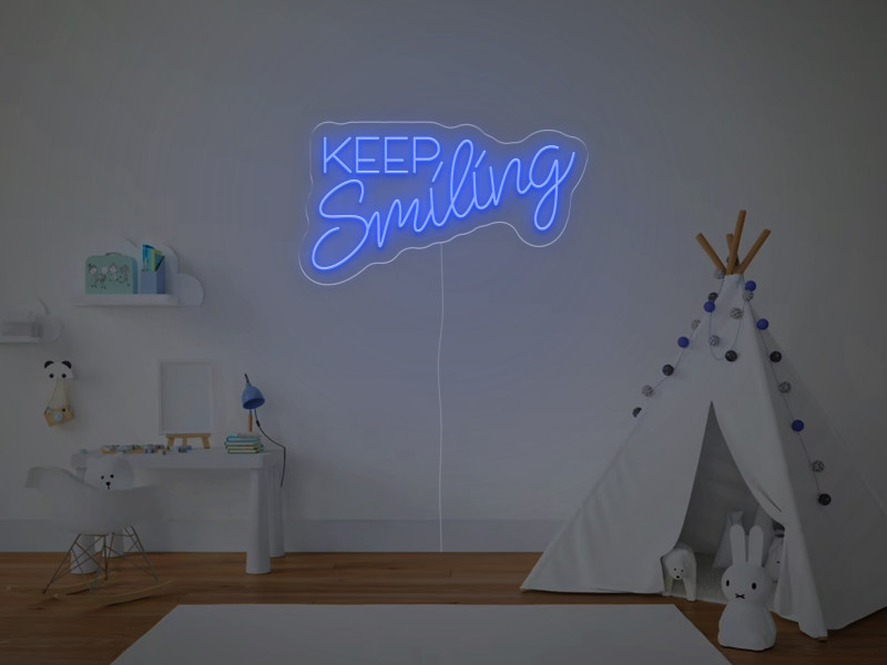 Keep Smiling - Semn Luminos LED Neon